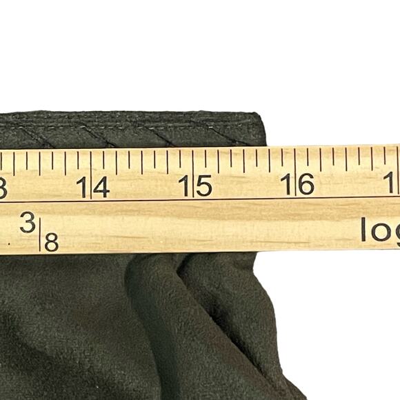 Gianni Bini High Rise Back Zip Shorts Women’s Size S Faux Suede Olive Green - Picture 8 of 10